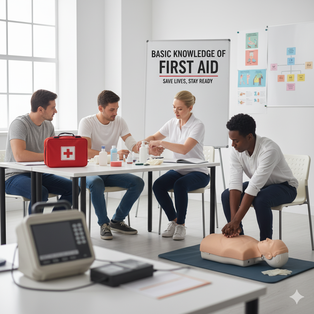 BASIC KNOWLEDGE OF FIRST AID 